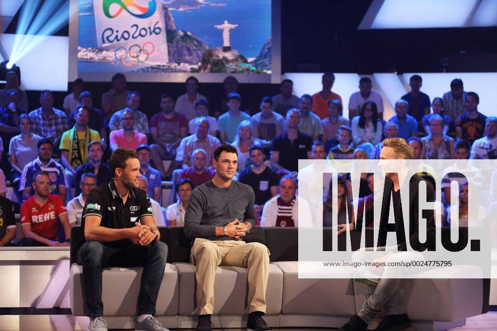 PHILIPP BUHL, MARTIN KAYMER, JOCHEN BREYER DAS AKTUELLE SPORTSTUDIO ZDF MAINZ