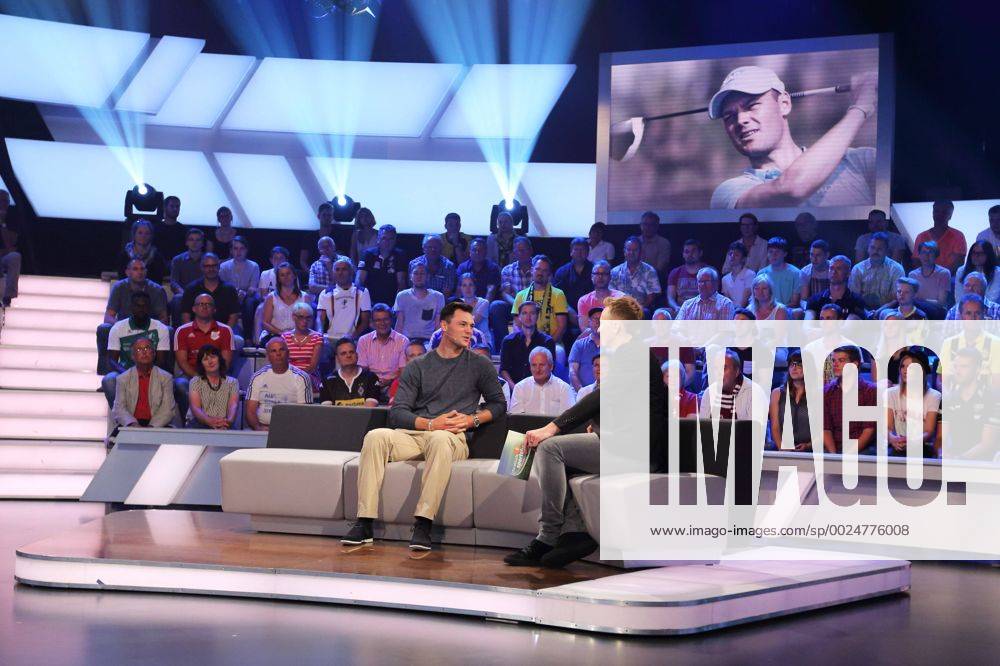MARTIN KAYMER, JOCHEN BREYER DAS AKTUELLE SPORTSTUDIO ZDF MAINZ