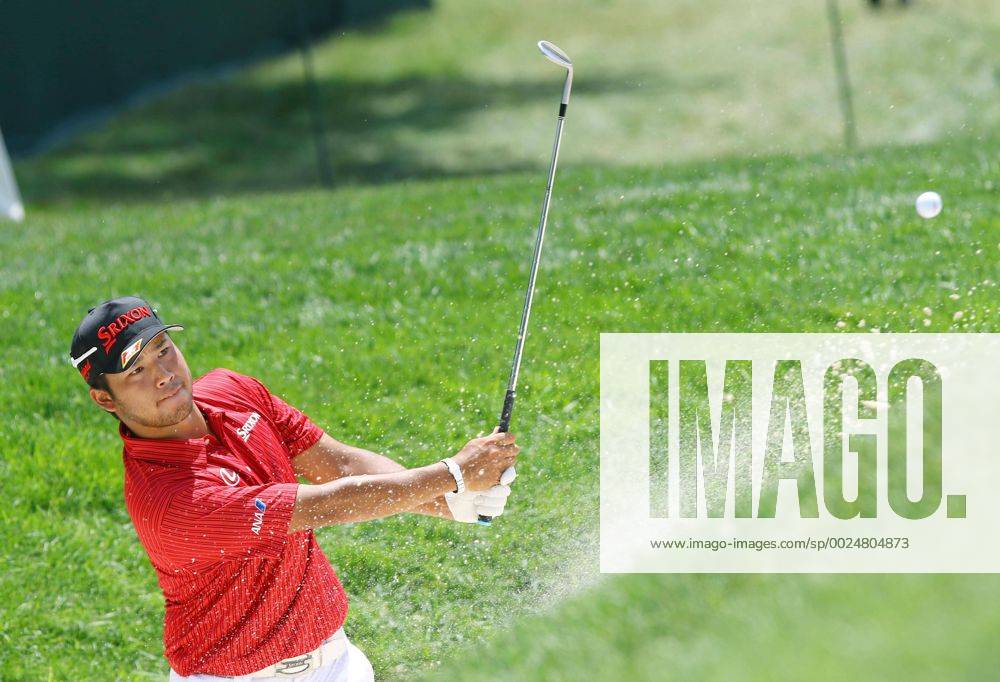 Golf: Matsuyama looking to bounce back at PGA Golf Herren C ship Hideki Matsuyama of Japan hits a bunker shot during a practice round at Baltusrol Golf Club in Springfield, New Jersey, on July 26, 2016, for the PGA Championship beginning two days later. Matsuyama vowed to bounce back after missing the cut at the British Open earlier in the month.