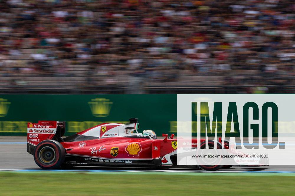 Sebastian Vettel (Scuderia Ferrari), Grosser Preis von Deutschland 2016, 1. freies Training, Motorsport, Formel 1, 29.07.2016,