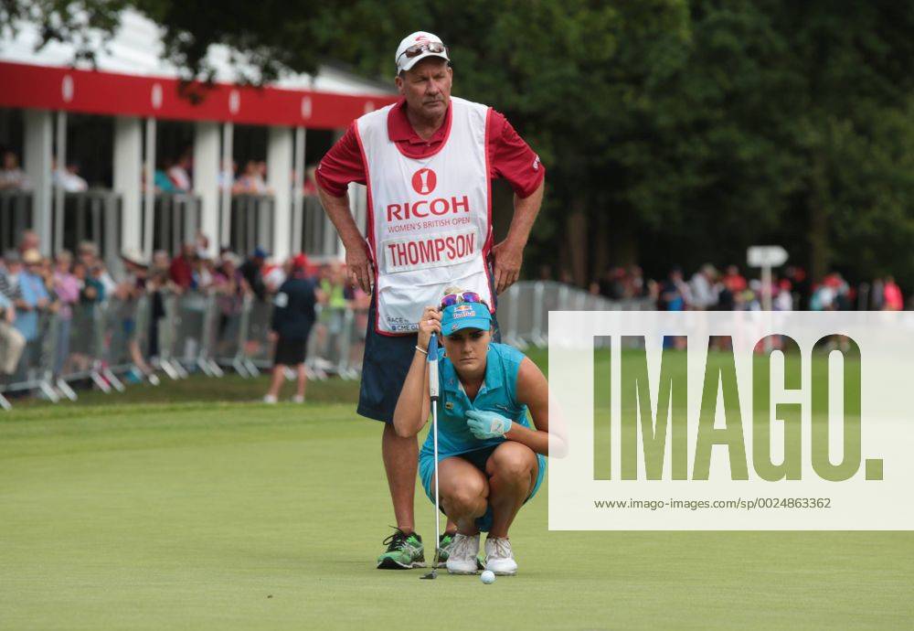 Woburn, United Kingdom - USA s Lexi Thompson USA s Stacy Lewis.during The Ricoh Women s British Open played at Woburn Golf and Country Club, Woburn on July 31st 2016. Ricoh Women s British Open 2016 Day Four - ZUMAn230
