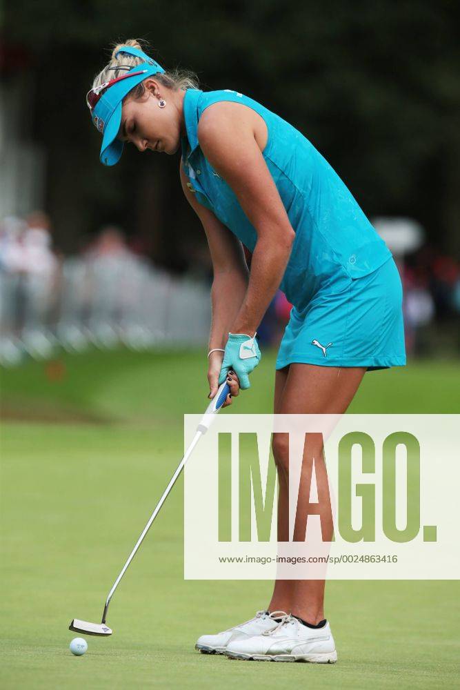 Woburn, United Kingdom - USA s Lexi Thompson .during The Ricoh Women s British Open played at Woburn Golf and Country Club, Woburn on July 31st 2016. Ricoh Women s British Open 2016 Day Four - ZUMAn230