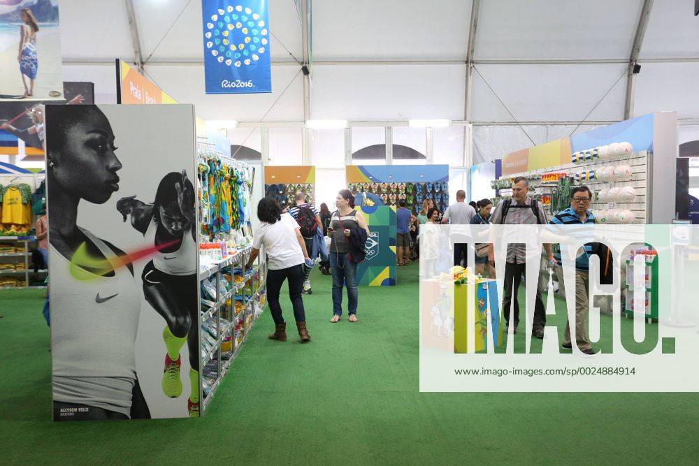 Olympic Games Olympische Spiele Olympia OS Rio 2016 - Official Megastore 03.08.2016., Rio de Janeiro - Olympic Games Rio 2016 Official Megastore Rio2016 on Copacabana beach is large over 800m2. IgorxKralj PIXSELL