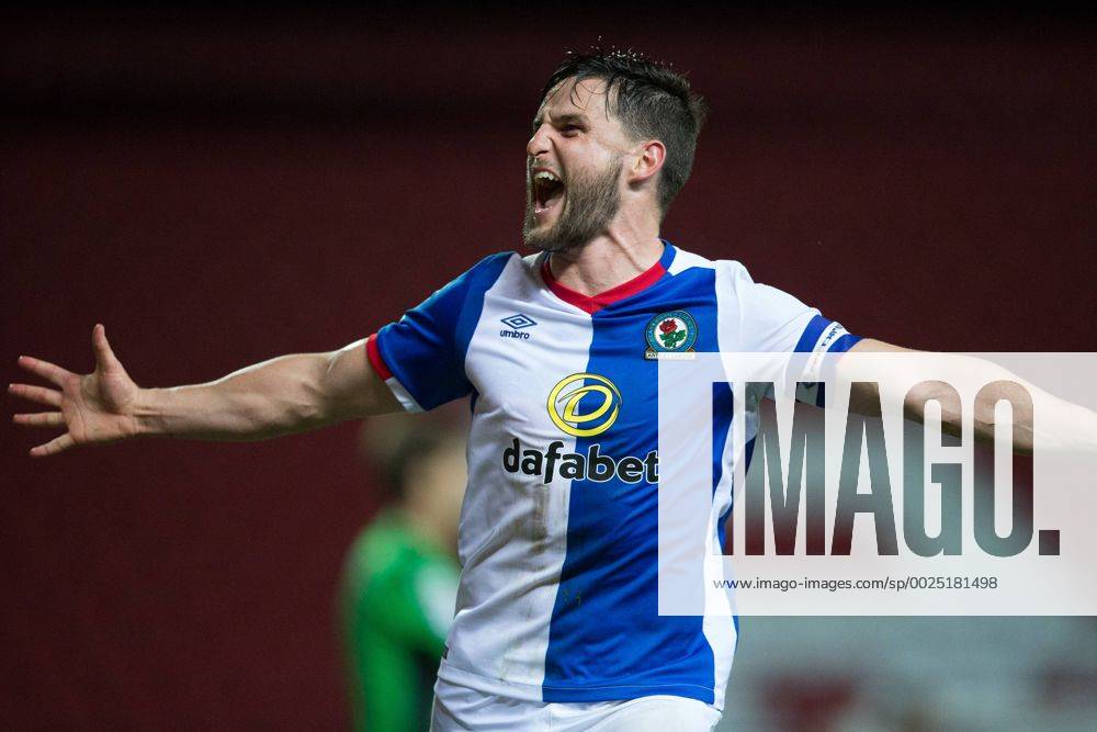 Ewood Park, Blackburn, England. EFL Cup Football. Blackburn Rovers versus Crewe Alexandra. Blackburn Rovers midfielder Craig Conway celebrates a goal. Williamsx ActionPlus11779529