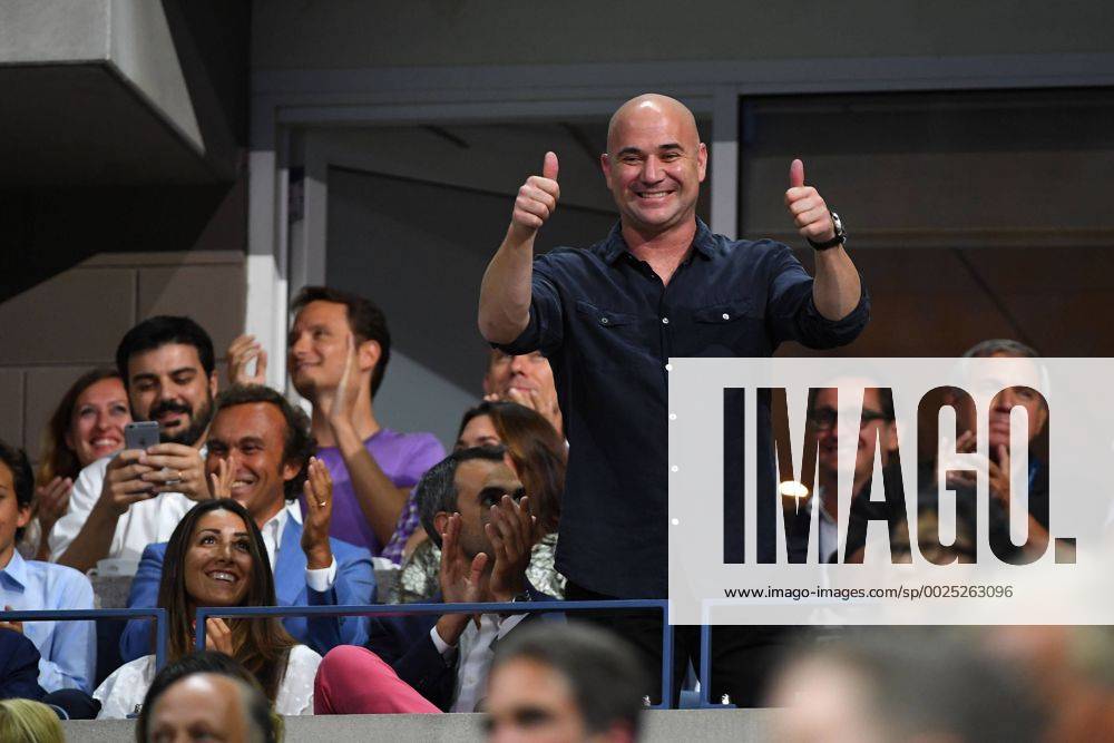 Andre Agassi (USA) TENNIS : US Open 2016 - 30 08 2016 TennisMagazine Panoramic