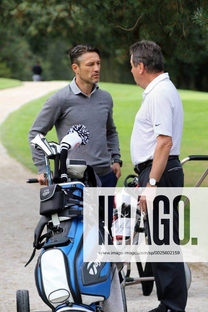 Frankfurt, Frankfurter Golf Club Eintracht Frankfurt (SGE) Golf Open Ex-Eintracht Vorstand Heribert Bruchhagen mit Trainer Niko Kovac Eintracht Frankfurt