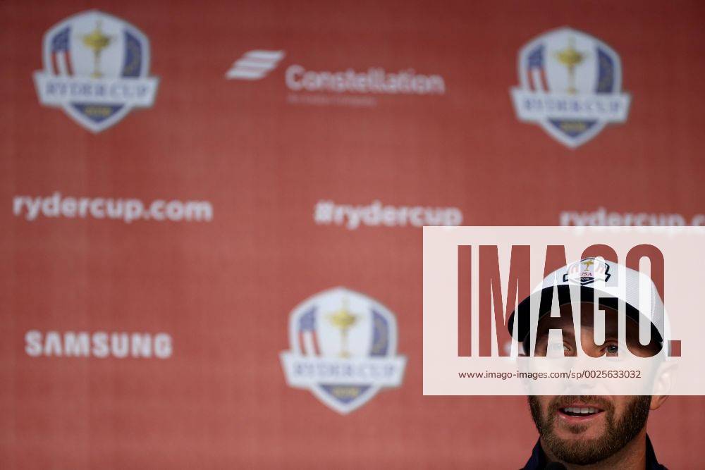 Golf, Ryder Cup 2016 in Chaska, Dustin Johnson Pressekonferenz GOLF - Ryder Cup 2016 CHASKA,MINNESOTA,USA,29.SEP.16 - GOLF - Ryder Cup, Hazeltine National Golf Club, press conference PK Pressekonferenz Image shows Dustin Johnson (USA). GEPAxpictures xDanielxGoetzhaber