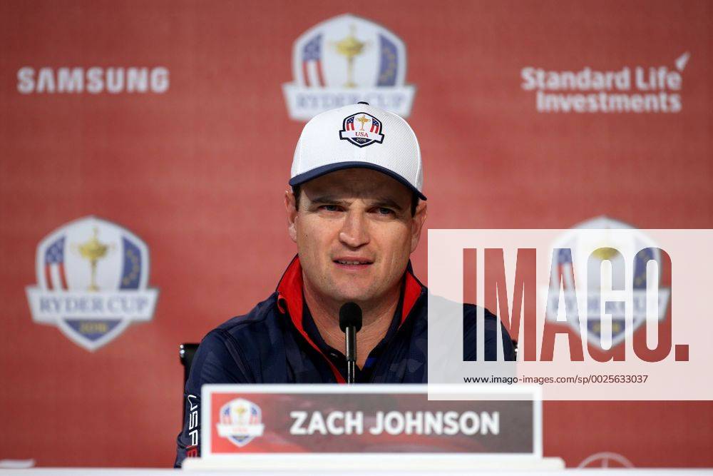 GOLF - Ryder Cup 2016 CHASKA,MINNESOTA,USA,29.SEP.16 - GOLF - Ryder Cup, Hazeltine National Golf Club, press conference PK Pressekonferenz Image shows Zach Johnson (USA). GEPAxpictures xDanielxGoetzhaber