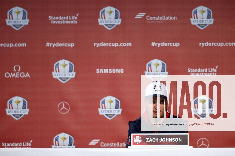 GOLF - Ryder Cup 2016 CHASKA,MINNESOTA,USA,29.SEP.16 - GOLF - Ryder Cup, Hazeltine National Golf Club, press conference PK Pressekonferenz Image shows Zach Johnson (USA). GEPAxpictures xDanielxGoetzhaber