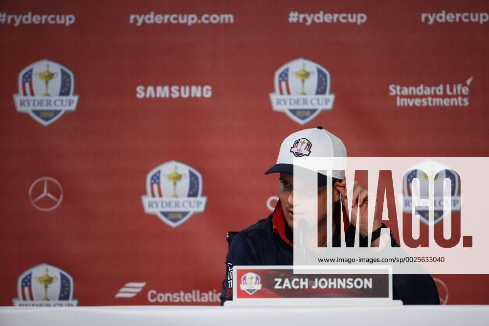 GOLF - Ryder Cup 2016 CHASKA,MINNESOTA,USA,29.SEP.16 - GOLF - Ryder Cup, Hazeltine National Golf Club, press conference PK Pressekonferenz Image shows Zach Johnson (USA). GEPAxpictures xDanielxGoetzhaber