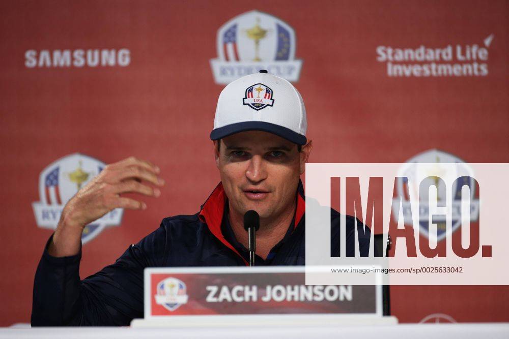 GOLF - Ryder Cup 2016 CHASKA,MINNESOTA,USA,29.SEP.16 - GOLF - Ryder Cup, Hazeltine National Golf Club, press conference PK Pressekonferenz Image shows Zach Johnson (USA). GEPAxpictures xDanielxGoetzhaber