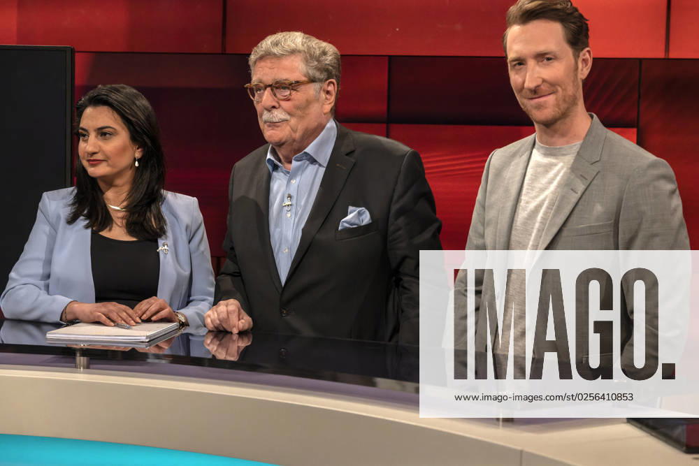 Hart aber Fair from Cologne on 15 May 2023 Can Erdogan continue In the picture Nalan Sipar, freelance journalist and reporter, among others for the WDR next to Fritz Schramma, Cologne Mayor a D Right host Louis Klamroth The round discussed the question of power in Tur