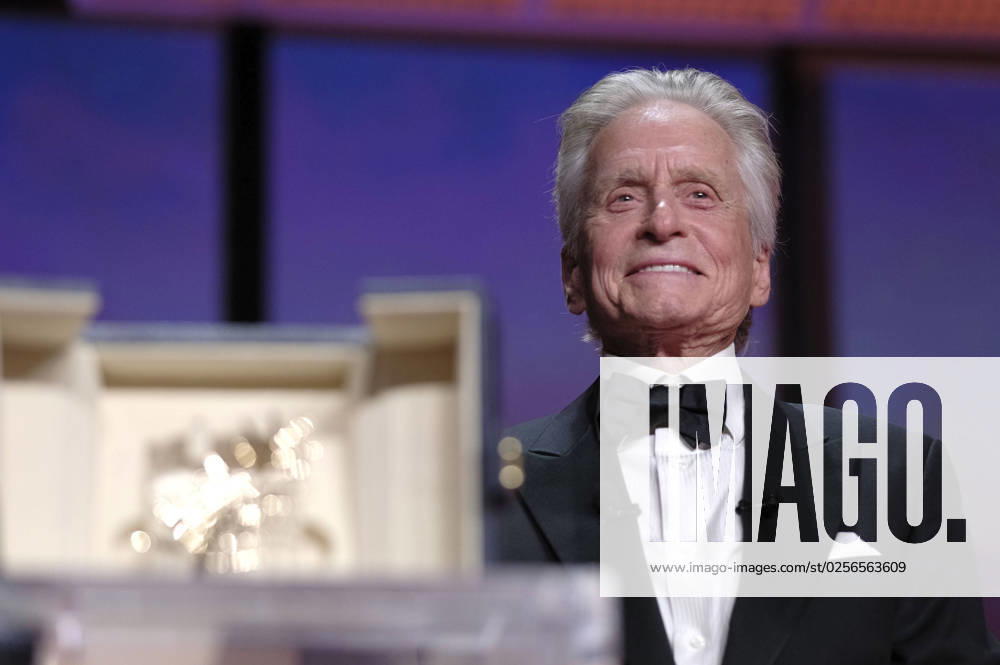 Michael Douglas at the Opening Ceremony with the award of the Palme dOr for Lifetime Achievement to Michael Douglas at the Festival de Cannes 2023 76 Cannes International Film Festival at the Palais des Festivals Cannes, 16 05 2023. Foto:xD.xBedrosianx xFuturexImage