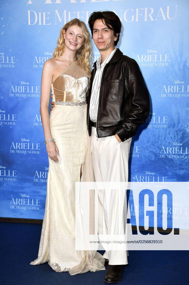 Trixi Giese with husband Samy Neo at the premiere of the movie Arielle, the Mermaid The Little Mermaid at Zoo Palast Berlin, 17 05 2023 Foto:xN.xKubelkax xFuturexImage