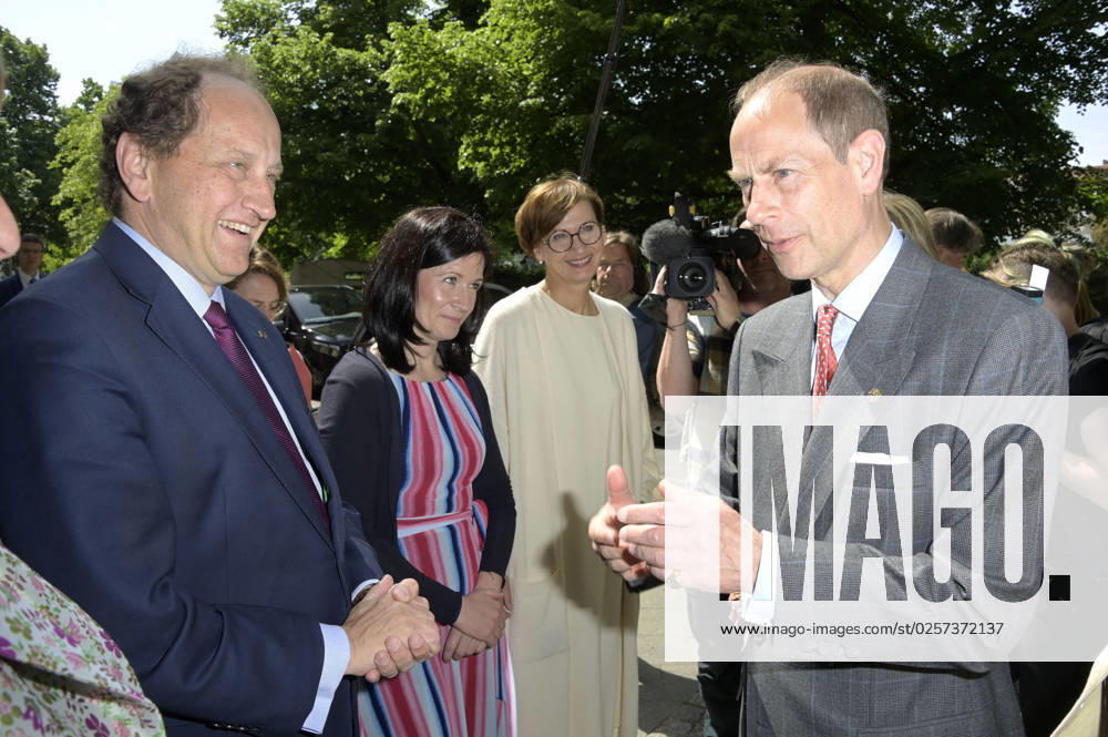 Alexander Graf Lambsdorff, Katharina Günther Wünsch, Bettina Stark Watzinger and Prince Edward visiting the Schule am Schillerpark during the Duke Award ceremony in Wedding Berlin, 22 05 2023 Foto:xF.xFuturexImage
