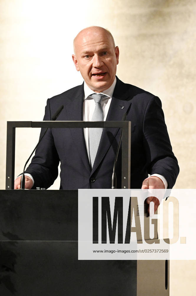 Kai Wegner at the inscription of Prince Edward in the Golden Book of Berlin and the presentation of The Duke of Edinburghs International Award in Germany at the James Simon Gallery Berlin, 22 05 2023. Foto:xF.xFuturexImage
