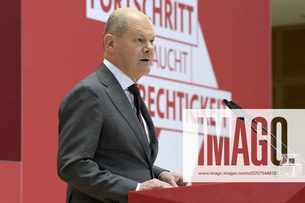 Olaf Scholz at the anniversary event of the SPD Progress Needs Justice For 160 Years Ideas for Tomorrow at the Willy Brandt Haus Berlin, 23 05 2023 Foto:xF.xFuturexImage