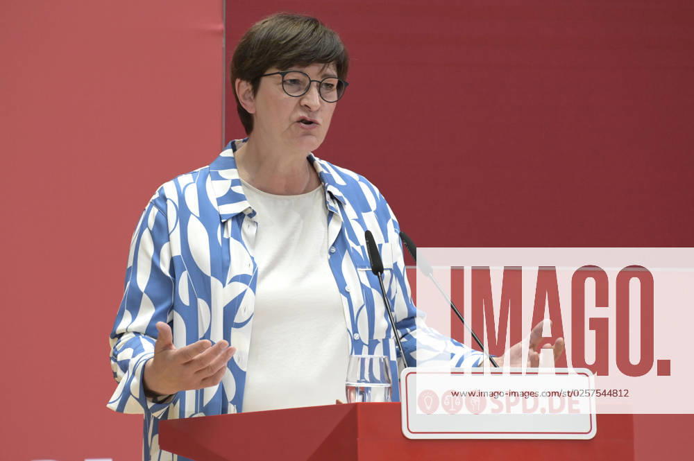 Saskia Esken at the anniversary event of the SPD Progress Needs Justice For 160 Years Ideas for Tomorrow at the Willy Brandt House Berlin, 23 05 2023 Foto:xF.xFuturexImage