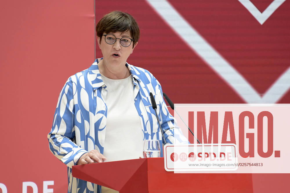 Saskia Esken at the anniversary event of the SPD Progress Needs Justice For 160 Years Ideas for Tomorrow at the Willy Brandt House Berlin, 23 05 2023 Foto:xF.xFuturexImage