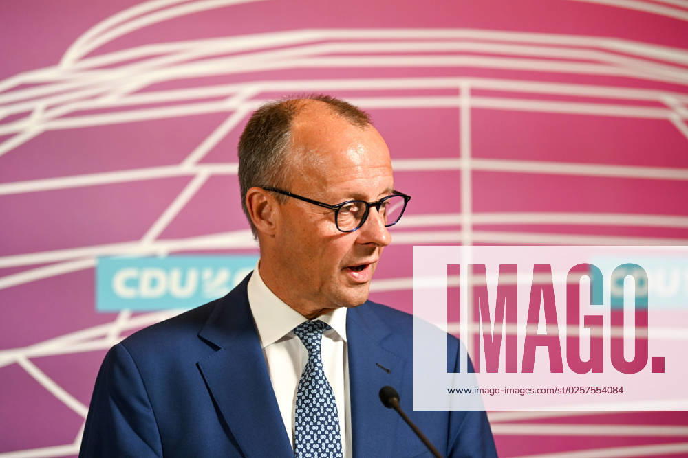 Berlin, Germany 23 May 2023 105 Session of the German Bundestag 2023 Statments of the heads of the parliamentary groups on the previous day In the picture Friedrich Merz CDU German Bundestag Berlin