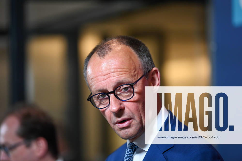 Berlin, Germany 23 May 2023 105 Session of the German Bundestag 2023 Statments of the heads of the parliamentary groups on the previous day In the picture Friedrich Merz CDU German Bundestag Berlin