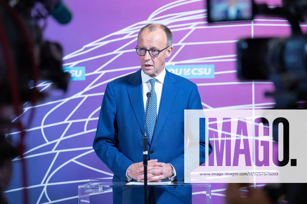 Press Statement, CDU CSU Parliamentary Group, Friedrich Merz Parliamentary Group Meeting CDU CSU Parliamentary Group, Press Statement, Chairman CDU and CDU CSU Parliamentary Group Friedrich Merz, First Deputy Chairman and Chairman CSU in the Bundestag Alexander Dobrindt, 23 May 2023 Berlin Berlin GER