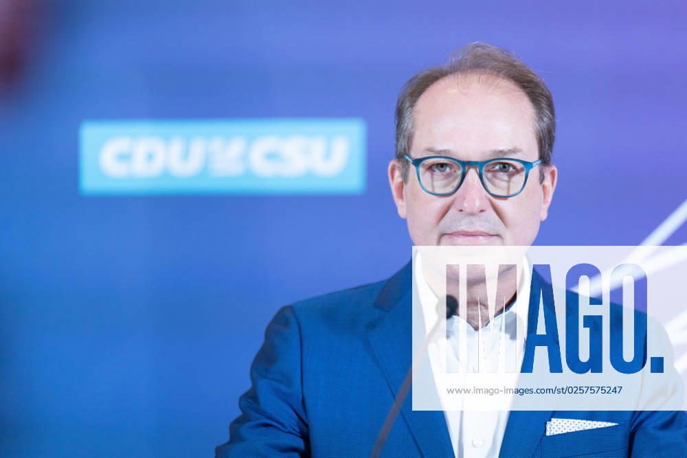 Press Statement, CDU CSU Parliamentary Group, Alexander Dobrindt Parliamentary Group Meeting CDU CSU Parliamentary Group, Press Statement, Chairman CDU and CDU CSU Parliamentary Group Friedrich Merz, First Deputy Chairman and Chairman CSU in the Bundestag Alexander Dobrindt, 23 May 2023 Berlin Berlin GER