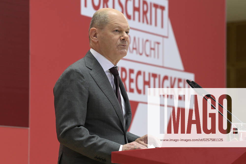 Olaf Scholz at the anniversary event of the SPD Progress Needs Justice For 160 Years Ideas for Tomorrow at the Willy Brandt Haus Berlin, 23 05 2023 Foto:xF.xFuturexImage