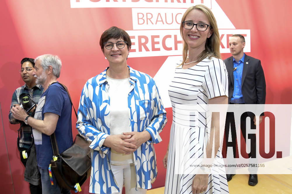 Saskia Esken and Natalie Pawlik at the anniversary event of the SPD Progress Needs Justice For 160 Years Ideas for Tomorrow at the Willy Brandt House Berlin, 23 05 2023 Foto:xF.xFuturexImage