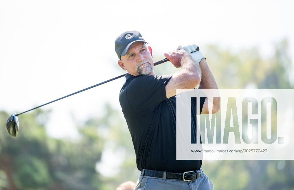 Newport Beach, California, USA - Marco Dawson makes a tee shot on the second hole during the final round of the Toshiba Classic at the Newport Beach Country Club on October 9, 2016 in Newport Beach, California. Toshiba Classic - Final Round - ZUMAg139