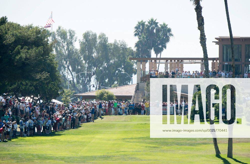 Newport Beach, California, USA - John Daly makes a tee shot on the first hole during the final round of the Toshiba Classic at the Newport Beach Country Club on October 9, 2016 in Newport Beach, California. Toshiba Classic - Final Round - ZUMAg139
