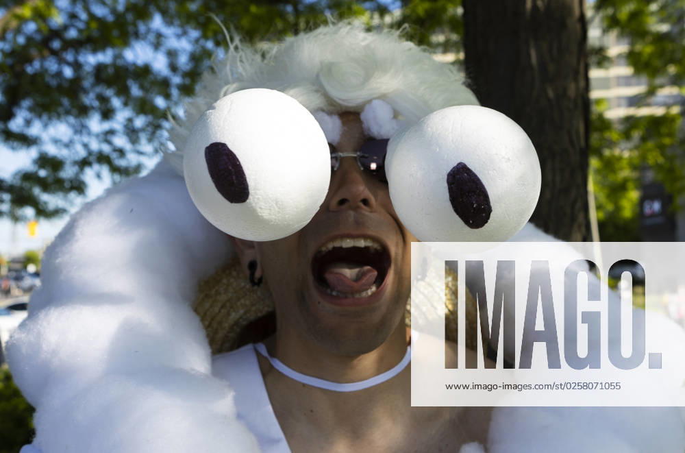 A man dressed in a costume attends the Anime North at Toronto Congress Centre on May 26, 2023 in Toronto, Canada.