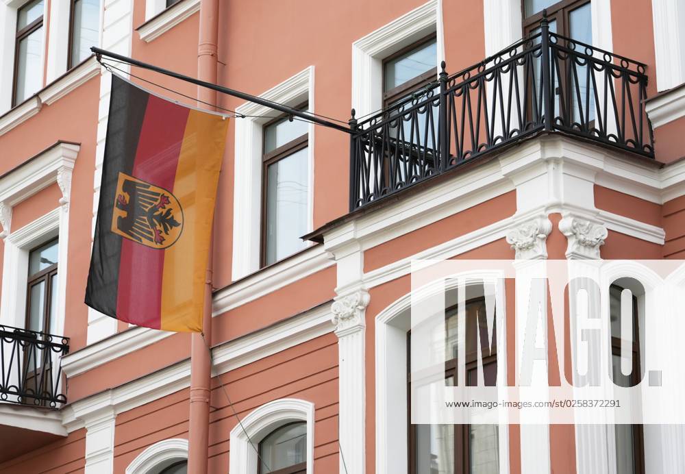 Russia Germany Consulates Visa Applications Suspension 8445507 31.05.2023 A flag is seen on the balcony of the German consulate general in St.Petersburg, Russia. Starting in June, the visa departments of the German consulates general in Kaliningrad, St. Petersburg, Yekaterinburg and Novosibirsk will stop accepting visa applications, with all documents to be processed by the German Embassy in Moscow. Alexei Danichev Sputnik St. Petersburg Russia