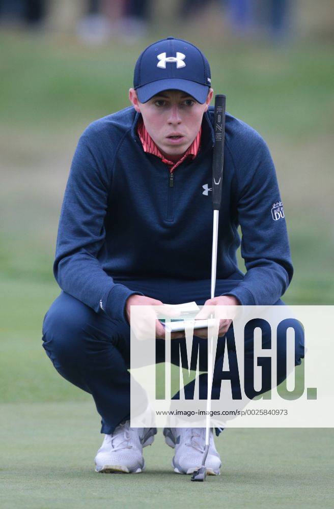 London, London, United Kingdom - Matthew Fitzpatrick (ENG) during The British Masters 2016 supported by SkySports Round One at The Grove Golf Course on October 14, 2016 in Watford, England. Golf - British Masters Round One - ZUMAn230