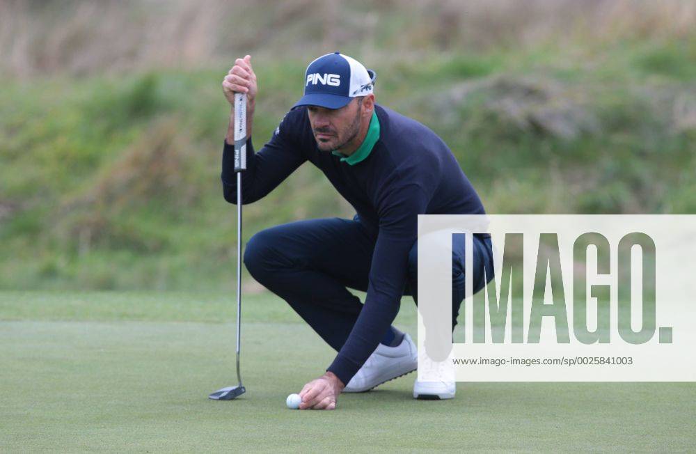London, London, United Kingdom - Gregory Havert (FRA).during The British Masters 2016 supported by SkySports Round One at The Grove Golf Course on October 14, 2016 in Watford, England. Golf - British Masters Round One - ZUMAn230