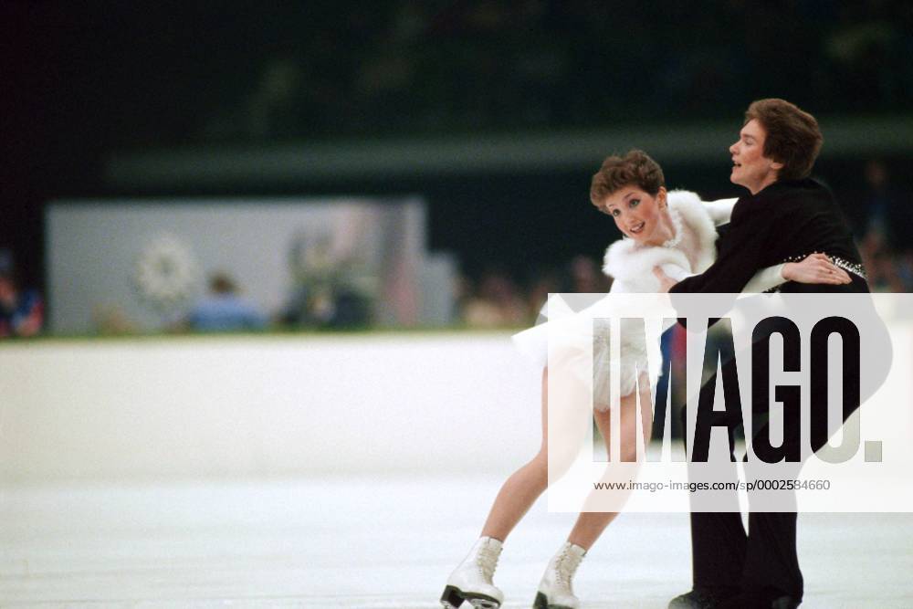 Marina Klimova und Sergeij Ponomarenko (beide UDSSR) - (aflo008) Eistanz OS Winter Olympische Spiele 1984, Winterspiele Gruppe Sarajevo Eistanz OS Winter Olympische Spiele 1984, Winterspiele Gruppe Sarajevo