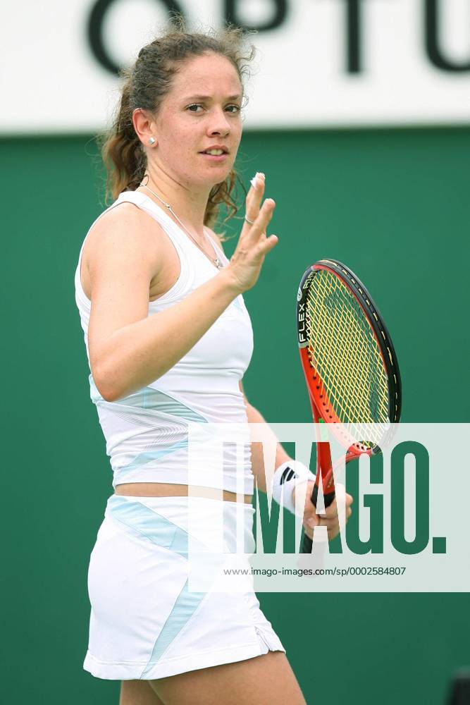 Patty Schnyder (Schweiz) entschuldigt sich Tennis Damen Australian Open 2007, WTA Tour, Grand Slam Einzelbild Melbourne Tennis Damen Australian Open 2007, WTA Tour, Grand Slam Einzelbild Melbourne
