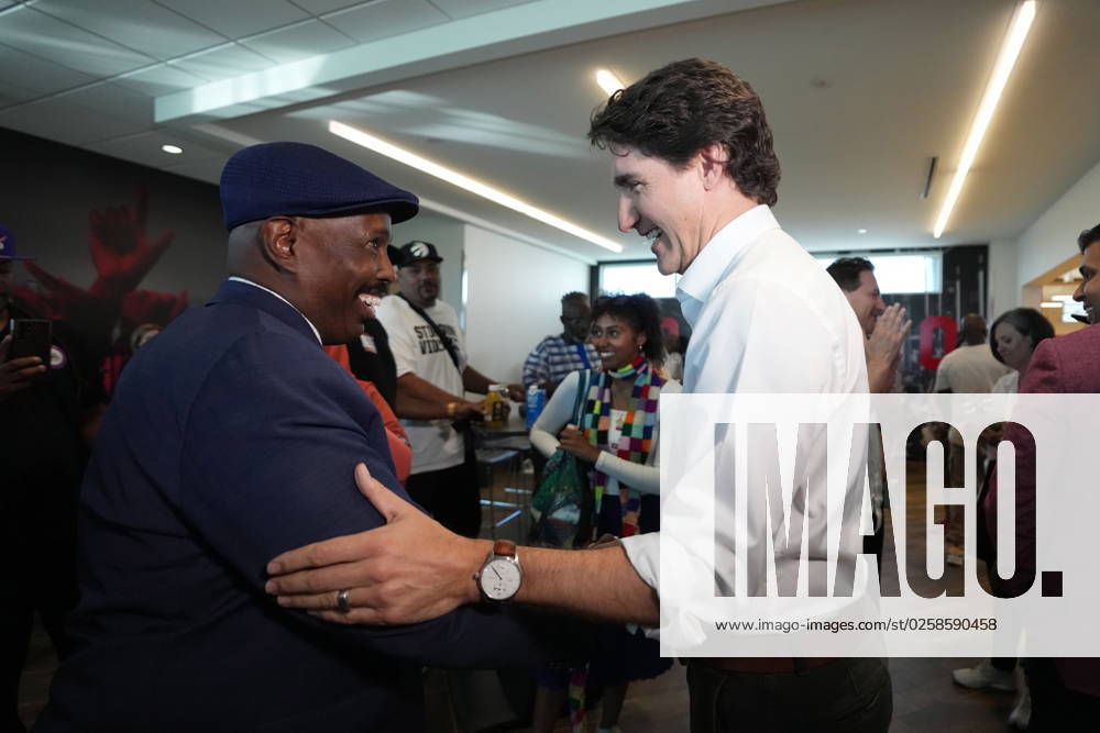 Prime Minister Justin Trudeau meets with anti-gun violence stake holders before a news conference at the OVO Athletic Centre in Toronto on Thursday, June 1, 2023. TORONTO CANADA - ZUMAc35_ 20230601_zaf_c35_134