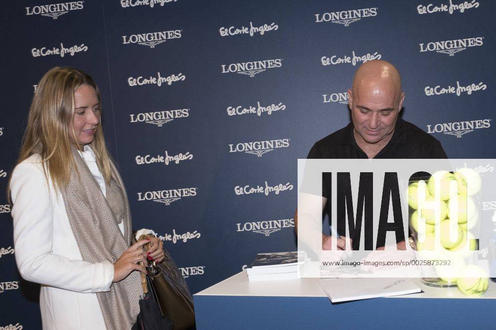 Tennis, Andre Agassi bei einem Longines Promotiontermin in Madrid October 18, 2016 - Madrid, Spain - Andre Agassi tennis player attends a promo act of the Longines brand in Madrid. Spain. October 18, 2016. Promo act of the Longines brand in Madrid - ZUMAn230 20161018_zaa_n230_226
