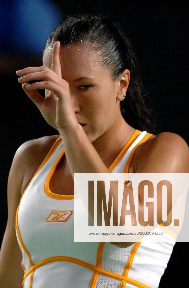 Jelena Jankovic (Serbien) jubelt - Tennis Damen Australian Open 2007, WTA Tour, Grand Slam Einzelbild Melbourne Tennis Damen Australian Open 2007, WTA Tour, Grand Slam Einzelbild Melbourne