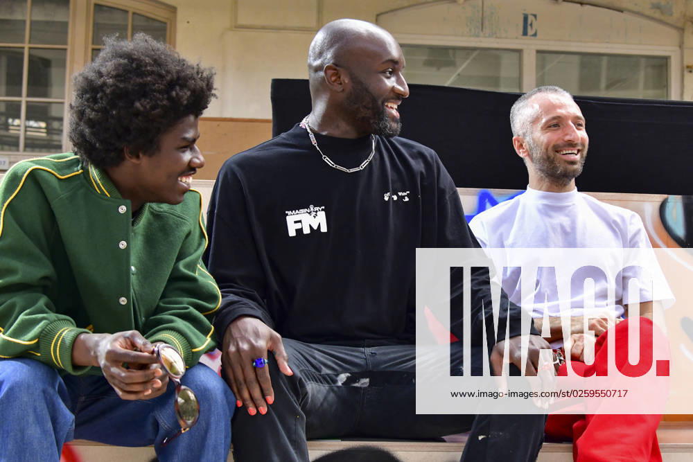 PFW - Off-White Runway Creative Director Virgil Abloh with guests after the Off-White Fall Winter 2021 2022 show as part of Paris Fashion Week on July 04, 2021 in Paris, France. Photo by Jana Call me J ABACAPRESS.COM Paris France
