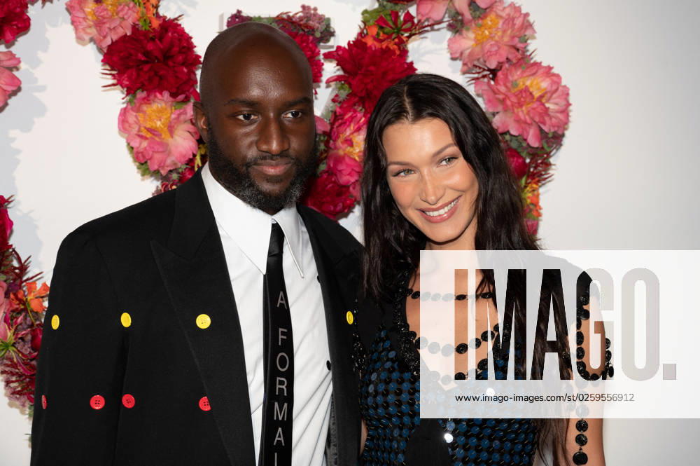 Louis Vuitton Dinner - Paris Virgil Abloh and Bella Hadid attend the Louis Vuitton Parfum Dinner at Fondation Louis Vuitton on July 05, 2021 in Paris, France. Photo by Laurent Zabulon ABACAPRESS.COM Paris France