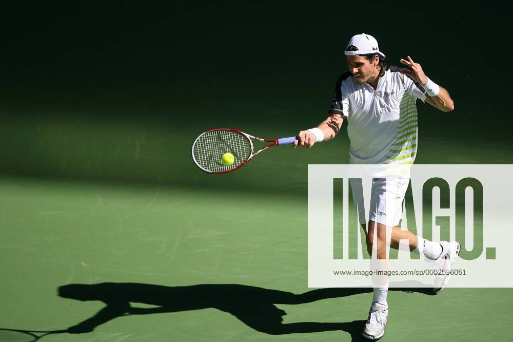 Thomas Haas (Deutschland) - Vorhand Tennis Herren Australian Open 2007, Grand Slam, ATP Tour Einzelbild Melbourne Tennis Herren Australian Open 2007, Grand Slam, ATP Tour Einzelbild Melbourne