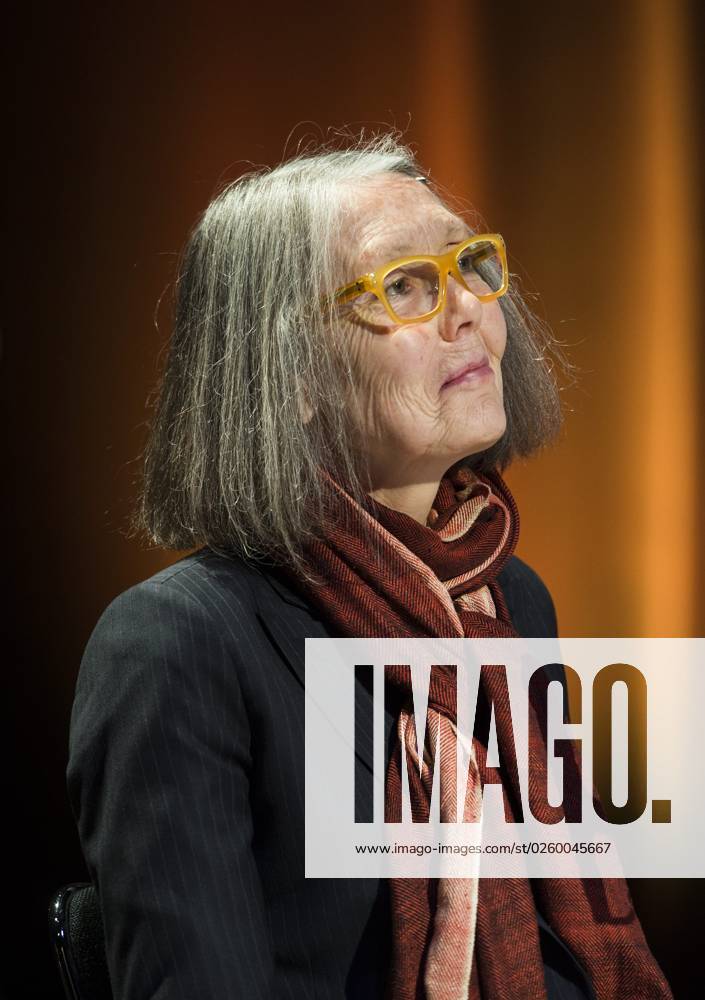 STOCKHOLM 2015 05 08 Canadian poet Anne Carson presents her performance Antigonick at Moderna museet STOCKHOLM SVERIGE ACE
