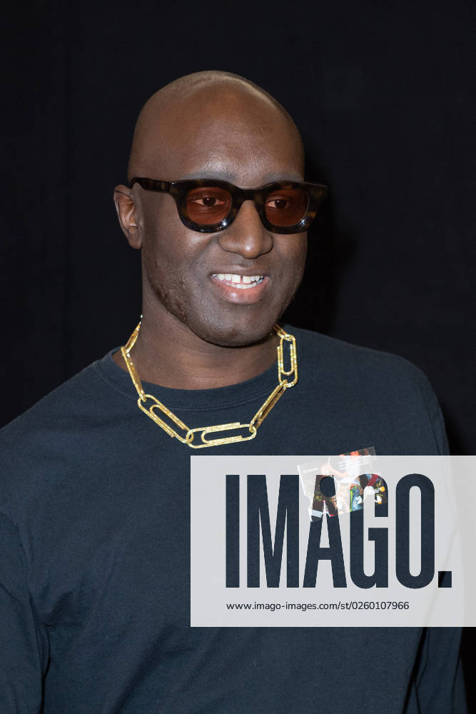 PFW - Off White Front Row AM Virgil Abloh attending the Off White Menswear Fall Winter 2020-2021 show as part of Paris Fashion Week in Paris, France on January 15, 2020. Photo by Aurore Marechal ABACAPRESS.COM Paris Ile de France France