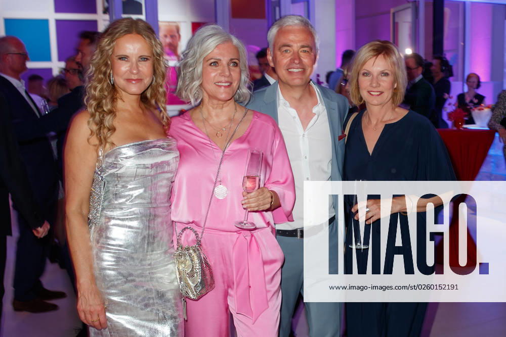 Party Bertelsmann Katja Burkard, Birgit Schrowange, Ilka Eßmüller and Andreas von Thien at the Bertelsmann Party 2023 at the Bertelsmann headquarters in Berlin on 15 06 2023