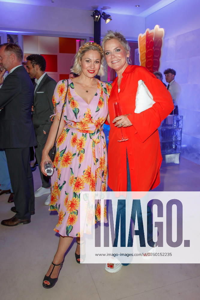 Party Bertelsmann Ruth Moschner and Inka Bause at the Bertelsmann Party 2023 in the Bertelsmann Capital Representation on 15 06 2023 in Berlin