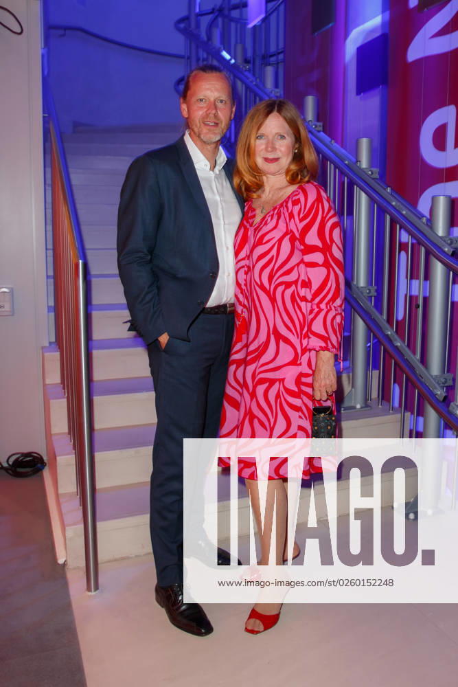 Party Bertelsmann Marion Kracht with husband Berthold Manns at the Bertelsmann Party 2023 in the Bertelsmann Capital Representation on 15 06 2023 in Berlin