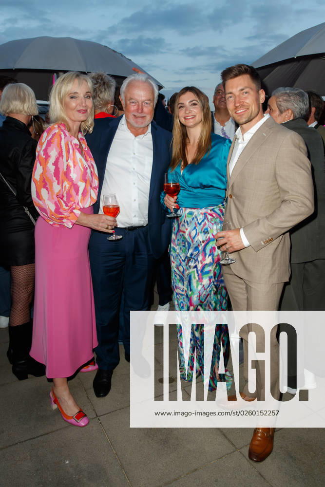 Party Bertelsmann Wolfgang Kubicki with wife Annette Marberth Kubick and Philipp Boy with wife Vivien Patzig at the Bertelsmann Party 2023 at the Bertelsmann Capital Representative Office in Berlin on 15 06 2023