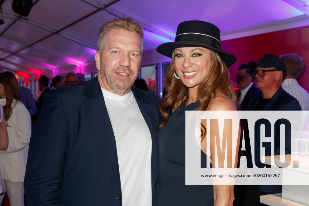 Party Bertelsmann Lilly Becker with boyfriend Thorsten Weck at the Bertelsmann Party 2023 in the Bertelsmann Capital Representative Office on 15 06 2023 in Berlin